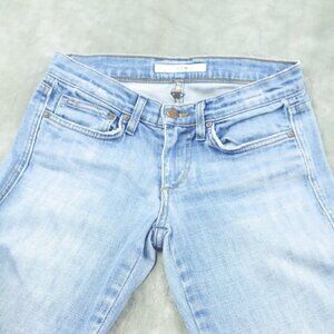 NWOT Joe's Distressed‎ Rocker Boot Cut Blue Jeans Women's Size 26 Made in USA
